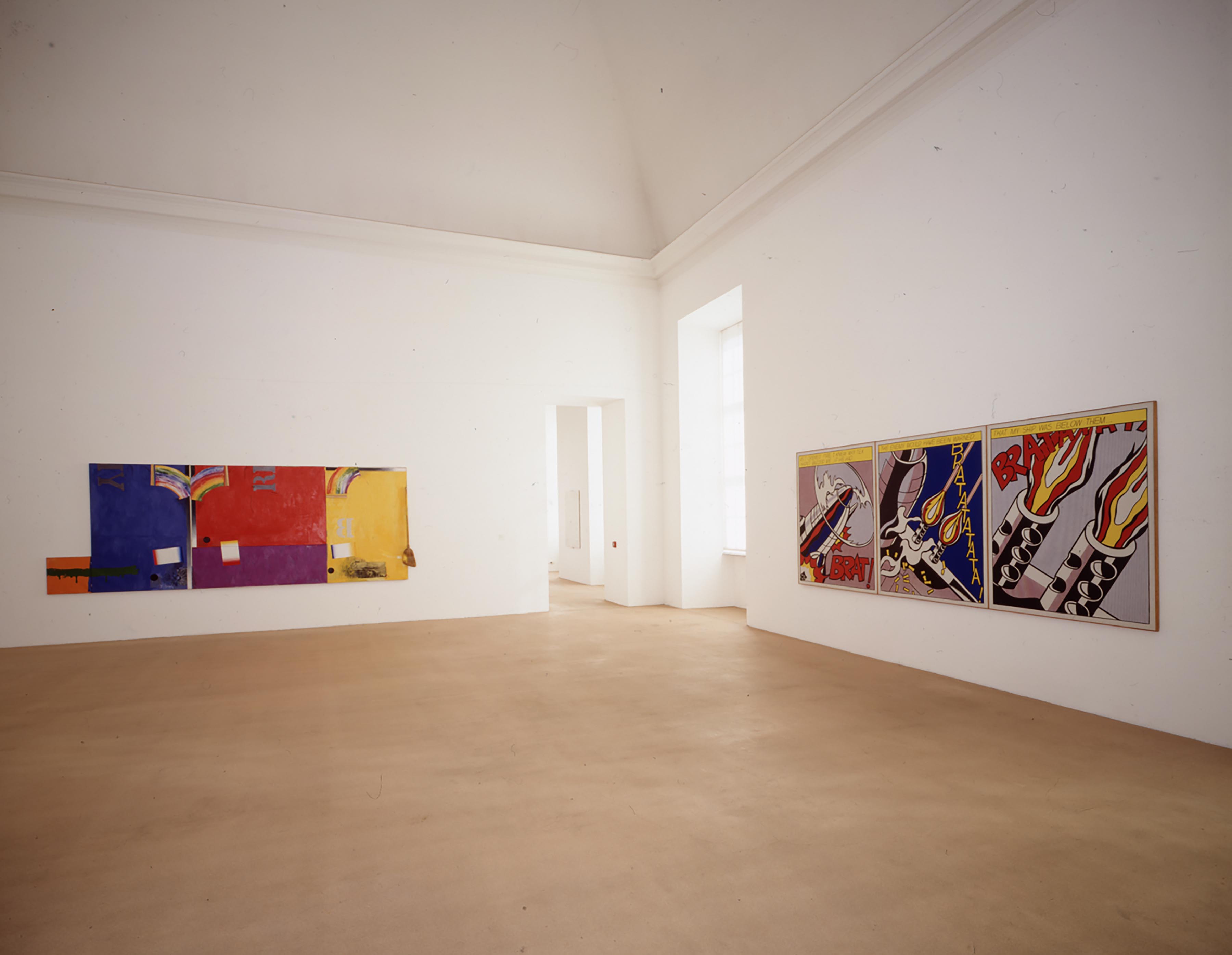 Jasper Johns, Untitled, 1964-65 and Roy Lichtenstein, Quando aprii il fuocou2026, 1964